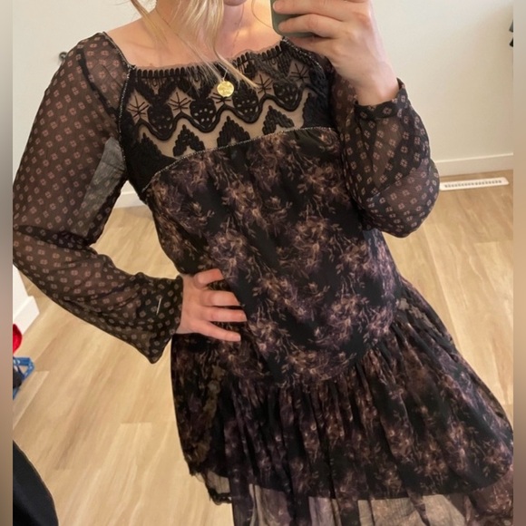 Free People Elsie Midnight Garden Dress - Picture 2 of 12